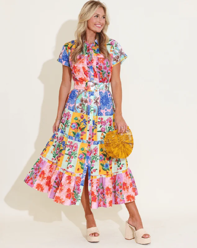 Floral Sketch Rachel Dress