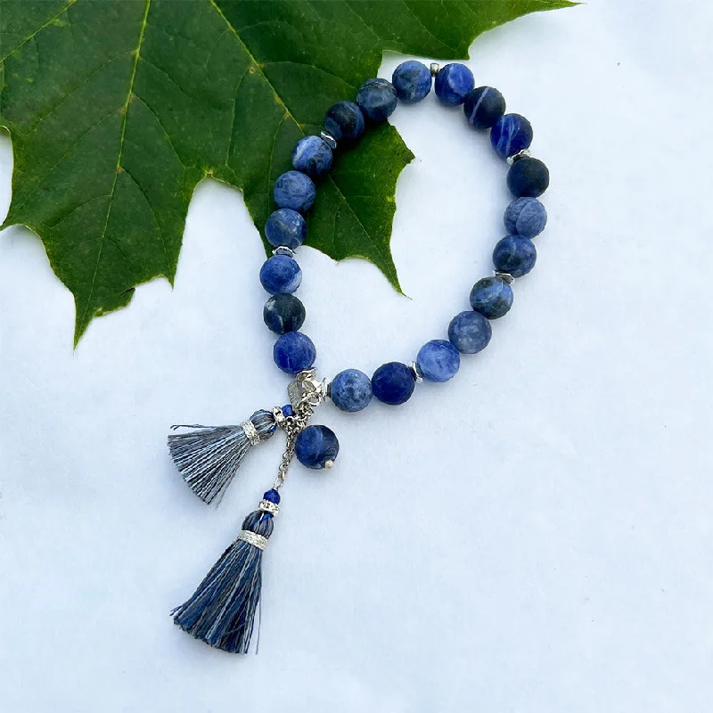 Exclusive Jewelry Discounts – Shop Now For Savings Tassel Lover's Bracelet - Sodalite, Thailand