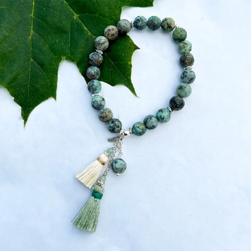 Seasonal Jewelry Sale – Upgrade Your Style Today Tassel Lover's Bracelet - Turquoise, Thailand
